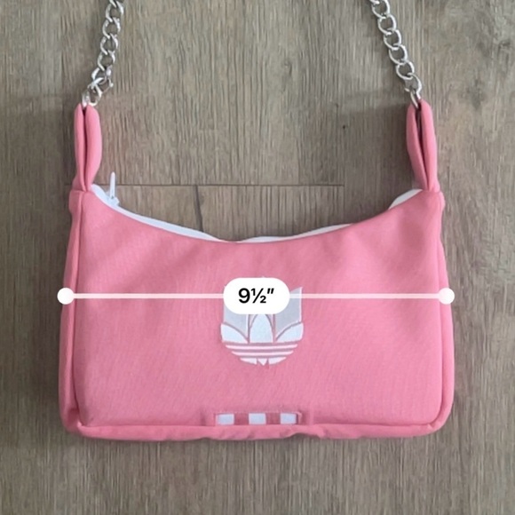 Reworked Adidas Pink Shoulder Bag - Handmade from Vintage Joggers - Picture 6 of 7
